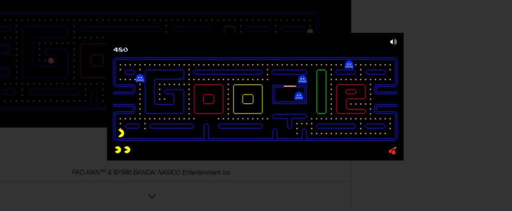 Googleパックマン